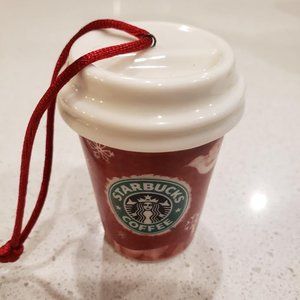 Starbucks 2008 Christmas Red To Go Cup Ornament